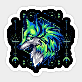 wolf pack Sticker